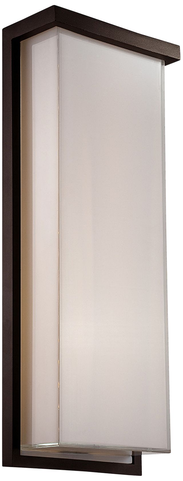 Modern Forms Ledge 20" High Bronze LED Outdoor Wall Light