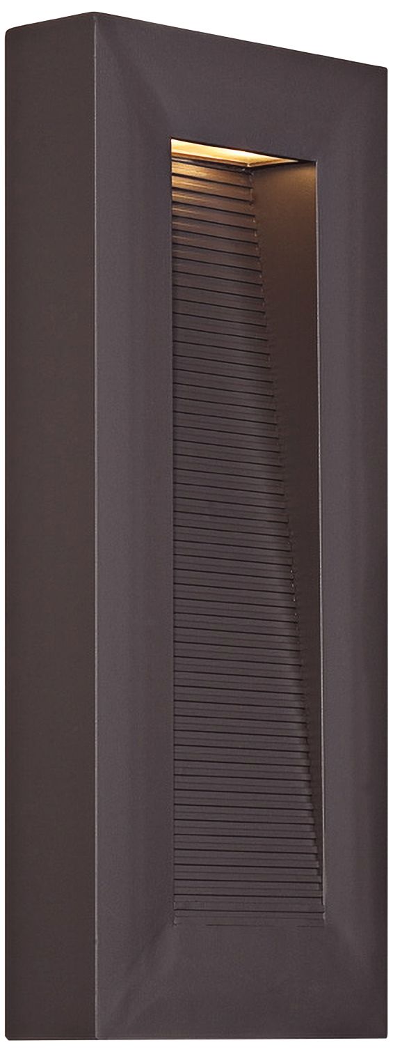Modern Forms Urban 16" High Bronze LED Outdoor Wall Light
