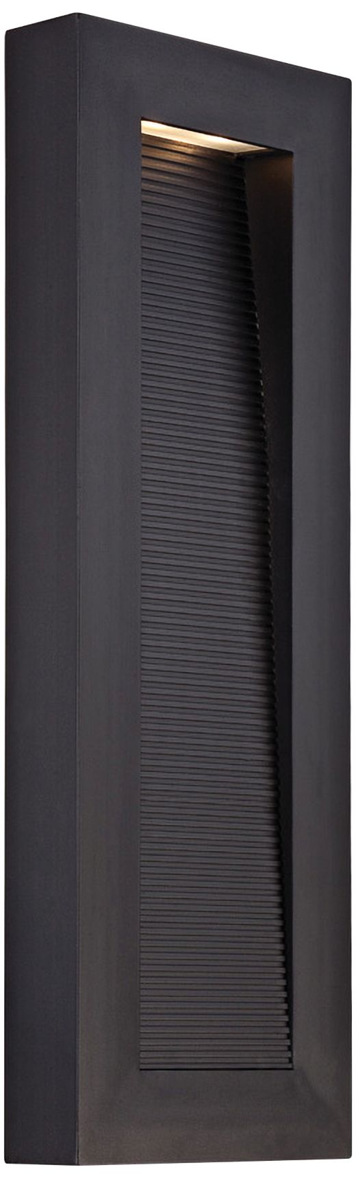 Modern Forms Urban 22" High Black LED Outdoor Wall Light