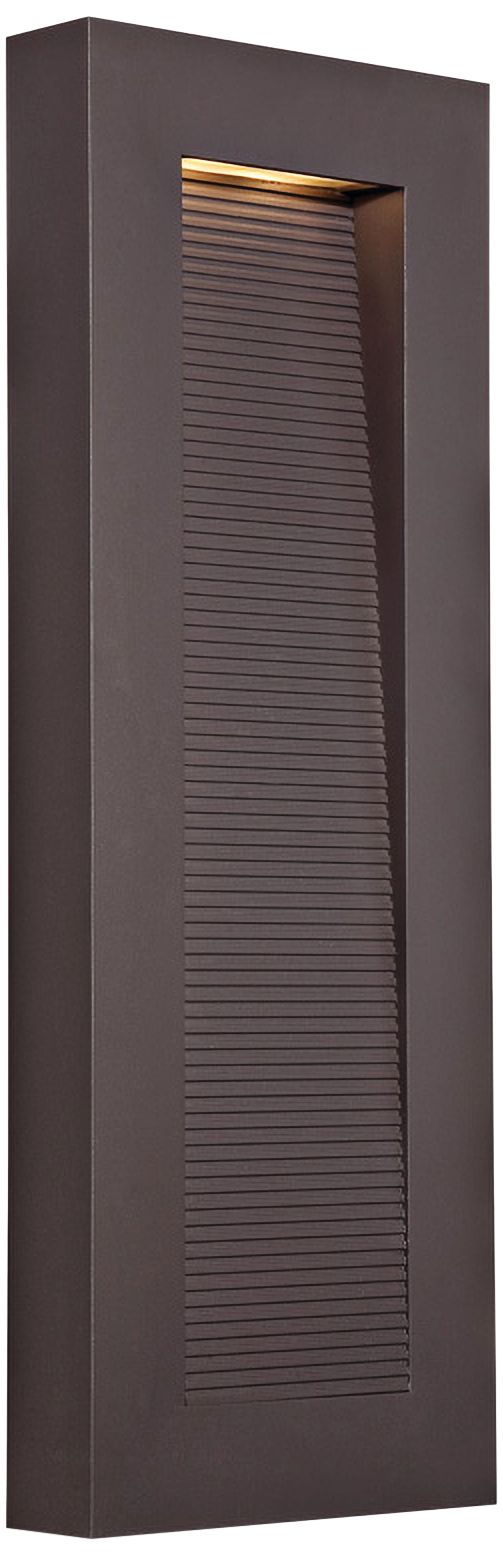 Modern Forms Urban 22" High Bronze LED Outdoor Wall Light