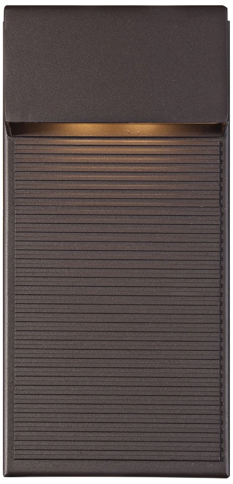 Modern Forms Hiline 12" High Bronze LED Outdoor Wall Light