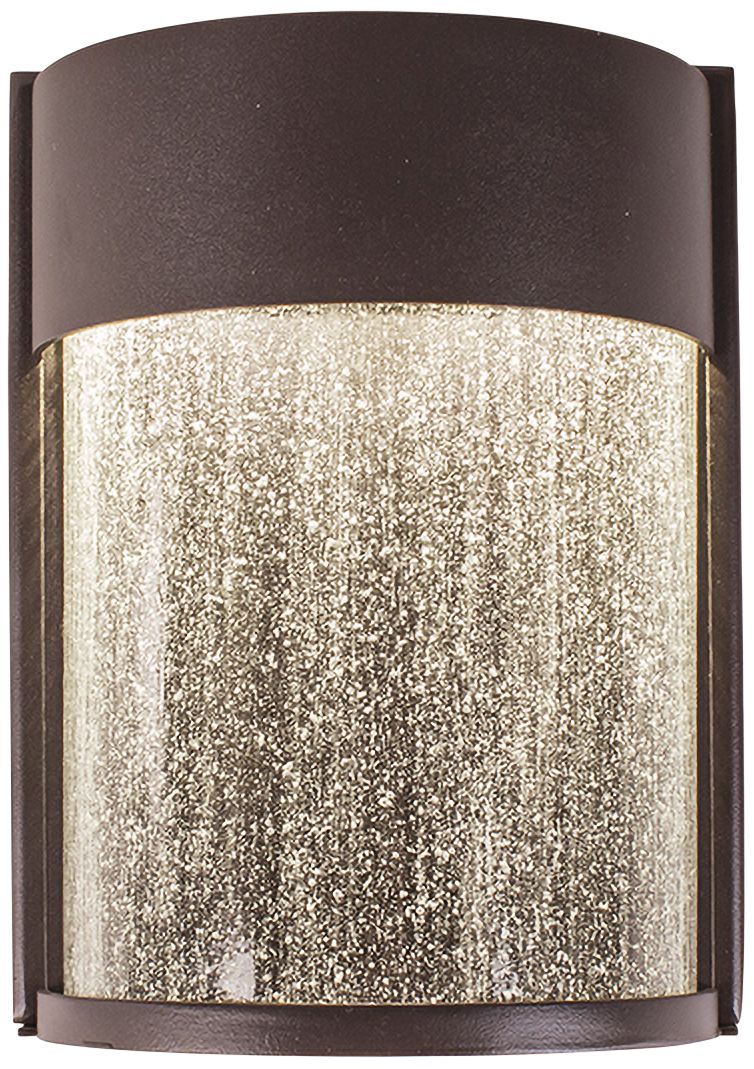 Modern Forms Rain 8" High Bronze LED Outdoor Wall Light
