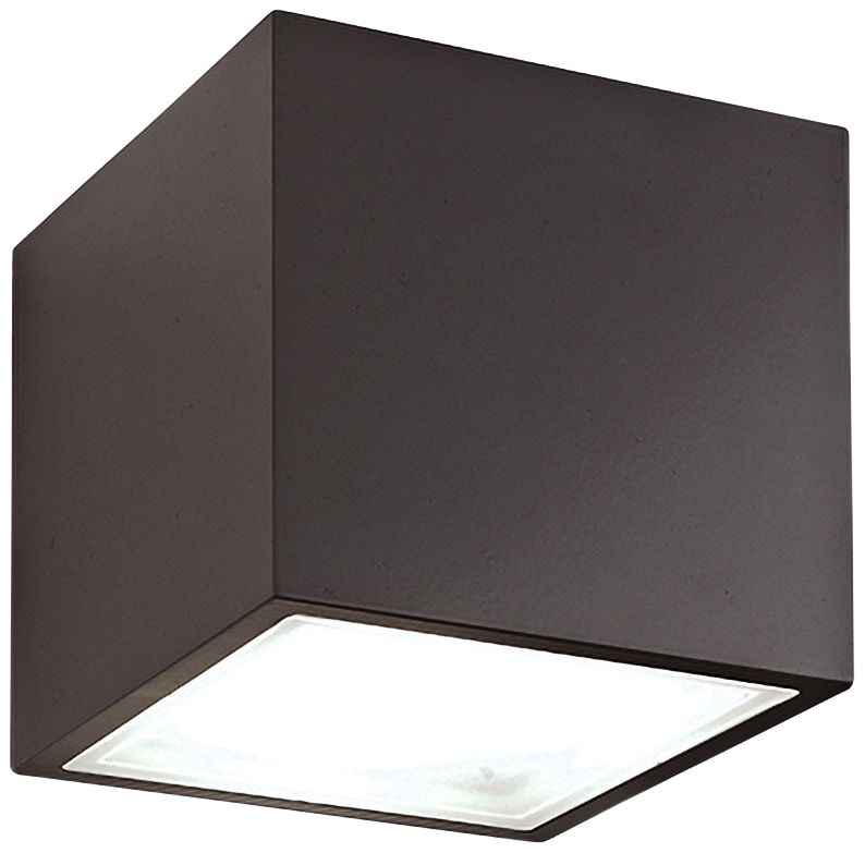 Modern Forms Bloc 5 1/2" High Bronze LED Outdoor Wall Light