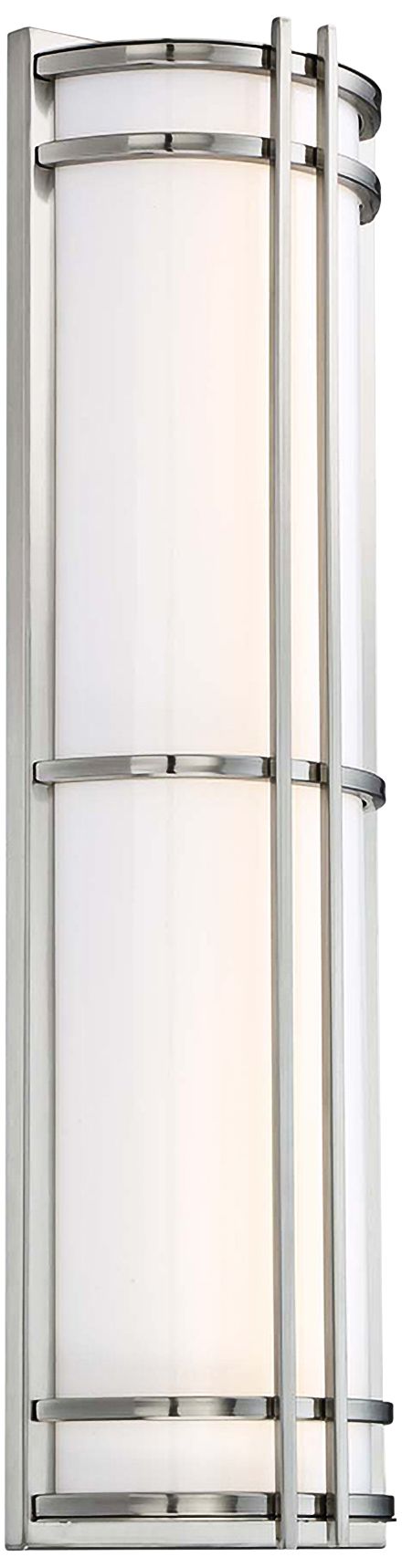 Skyscraper 27" High Stainless steel LED Outdoor Wall Light