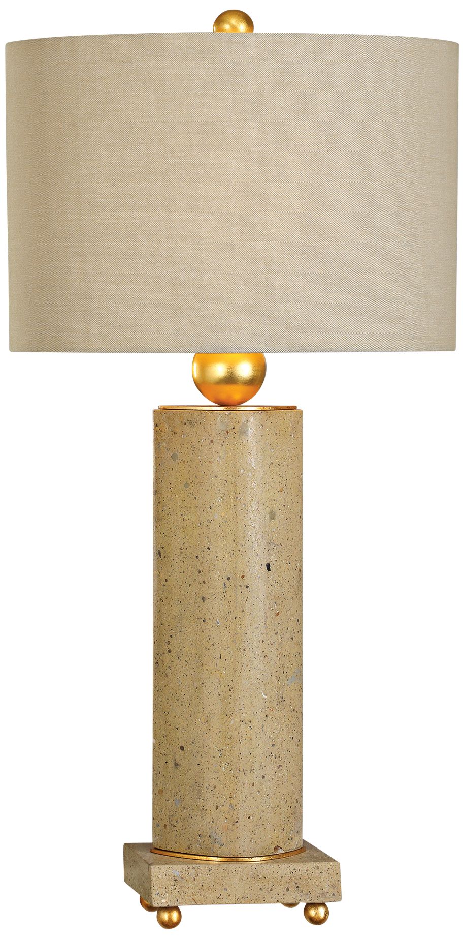 Uttermost Krisel Oval Column Concrete Table Lamp