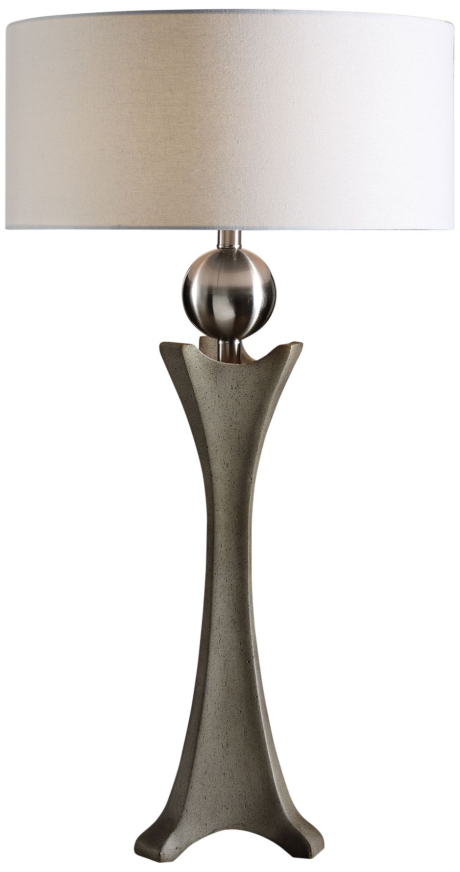 Uttermost Haver Concrete Column Table Lamp