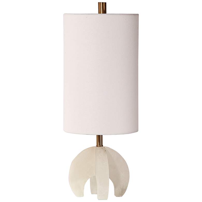 Uttermost Alanea Polished Alabaster Accent Buffet Table Lamp