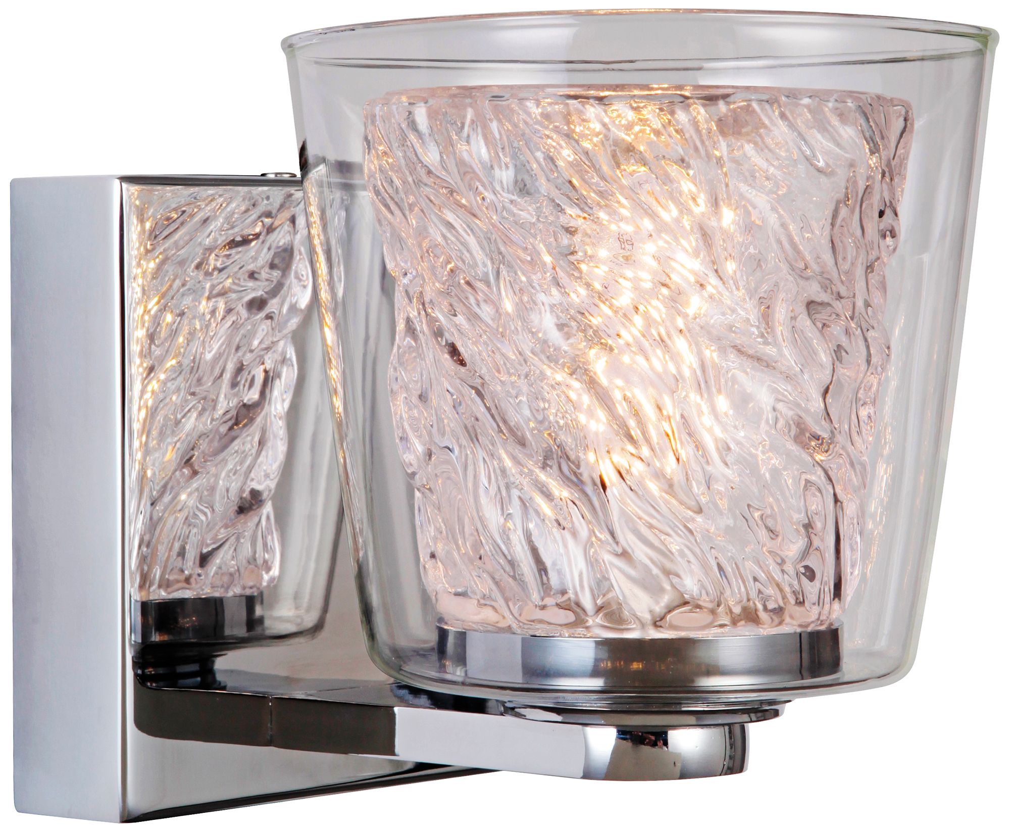 Craftmade Bevi 5 3/4" High Chrome LED Wall Sconce