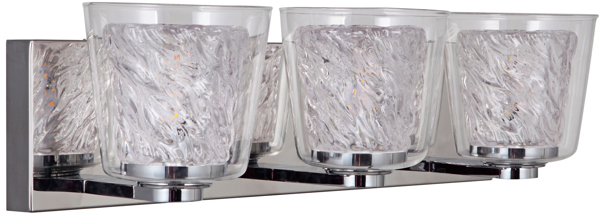 Craftmade Bevi 19 3/4" Wide Chrome 3-Light LED Bath Light