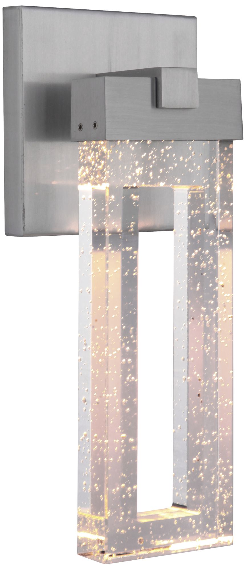 Cantrell 14 1/4" High Satin Aluminum LED Outdoor Wall Light