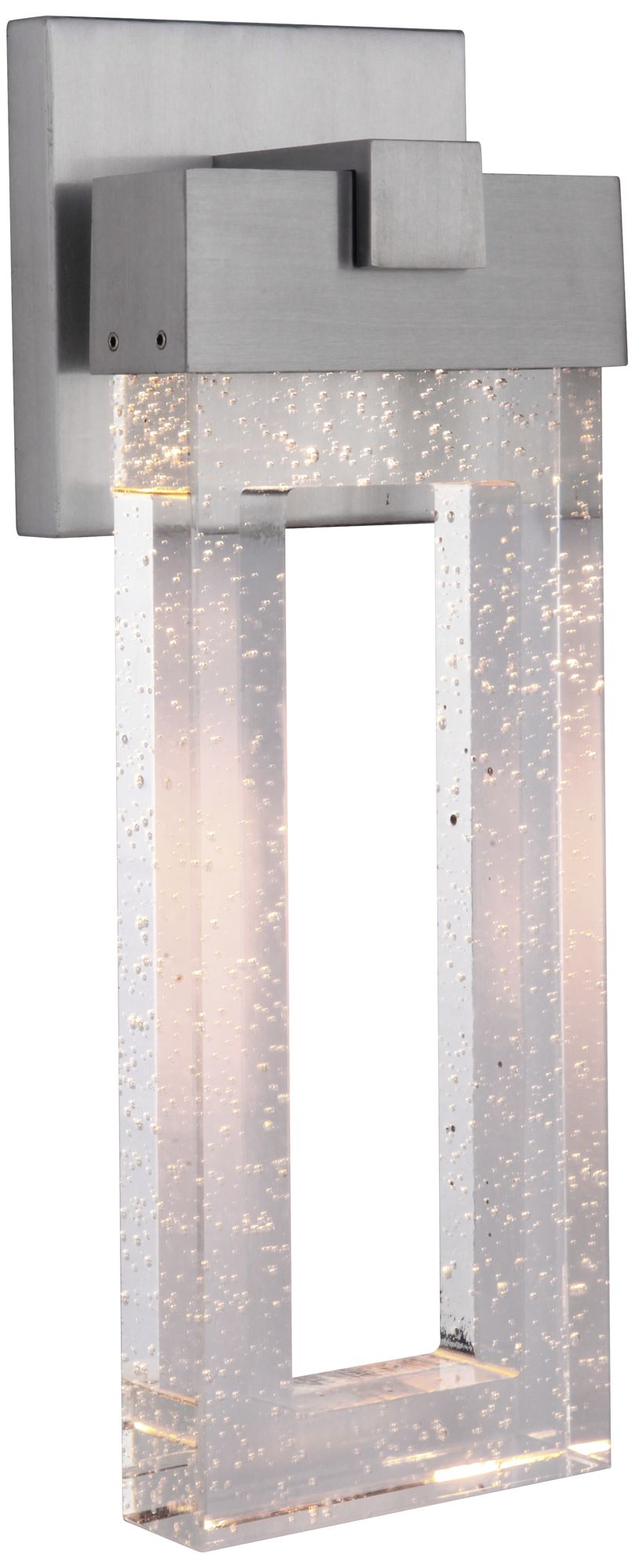 Cantrell 17 3/4" High Satin Aluminum LED Outdoor Wall Light