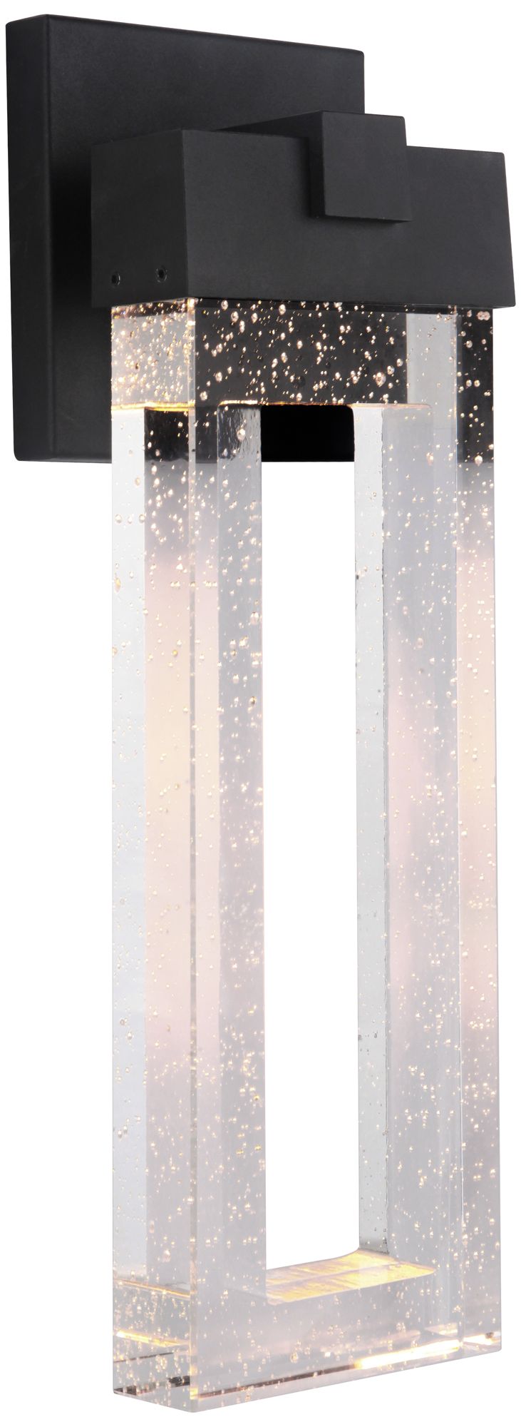 Cantrell 20 3/4" High Matte Black LED Outdoor Wall Light