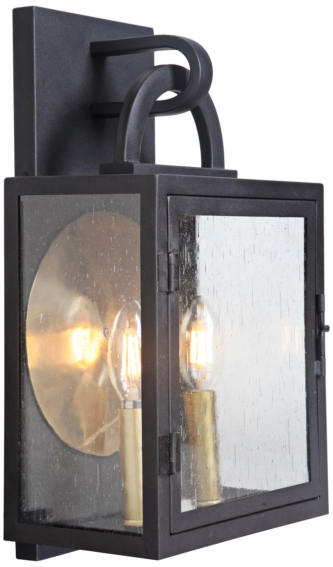 Craftmade Wolford 15 3/4"H Matte Black Outdoor Wall Light