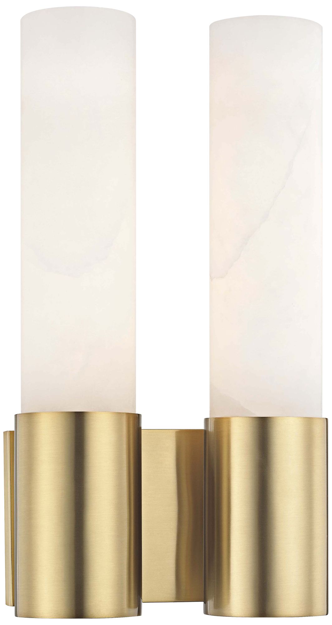 Hudson Valley Barkley 14 1/4"H Brass 2-Light LED Wall Sconce