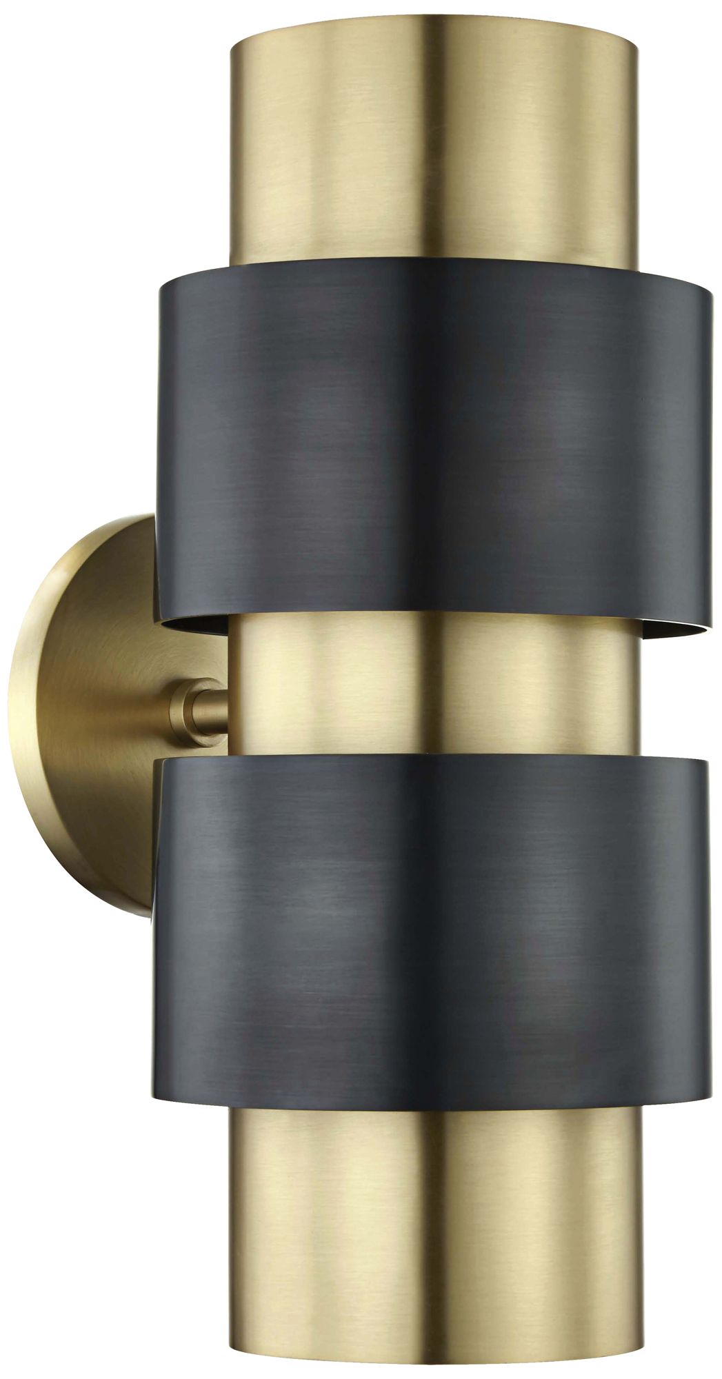 Hudson Valley Cyrus 13 3/4" High Aged Old Bronze Wall Sconce