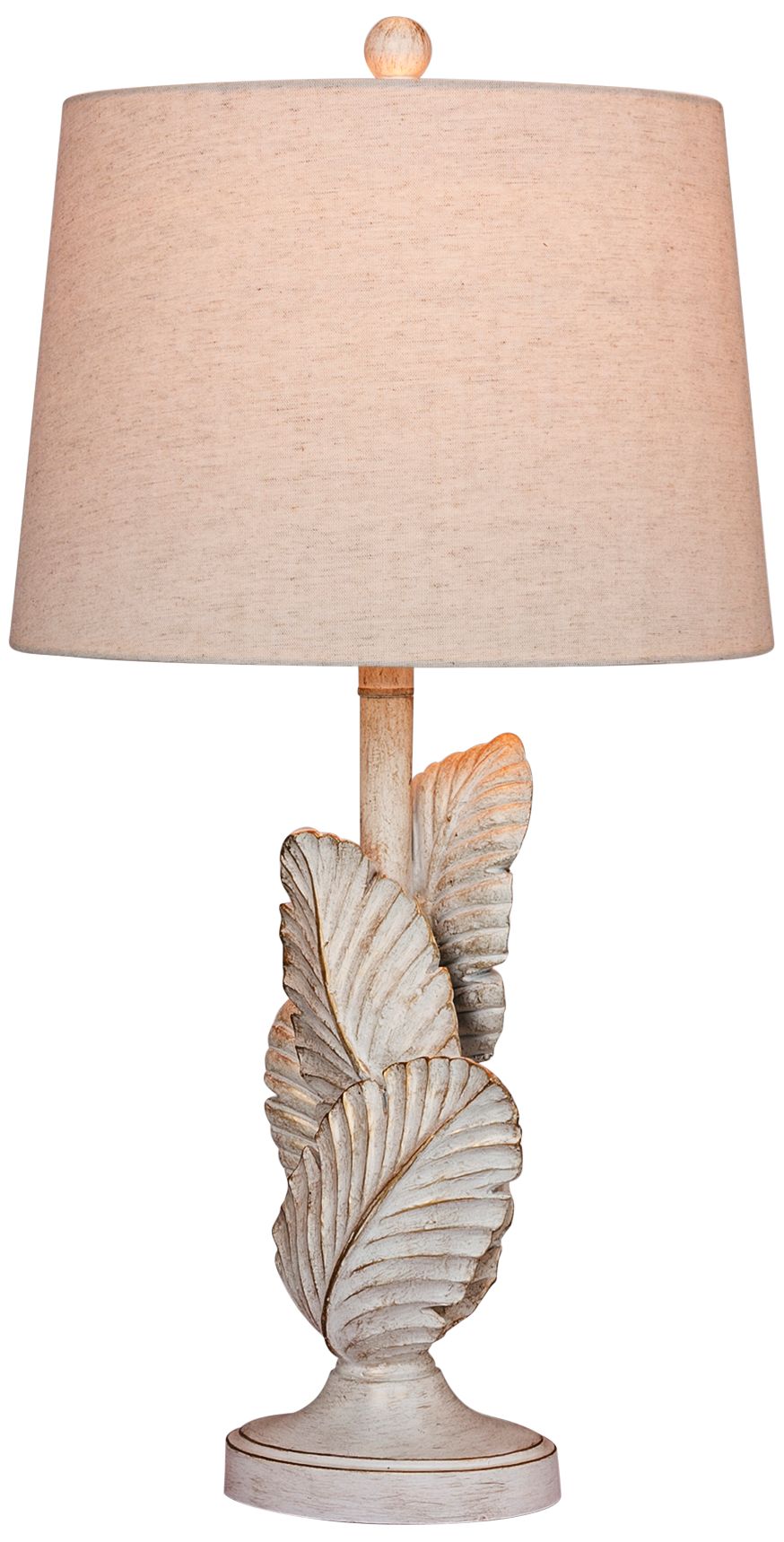 antique white table lamp