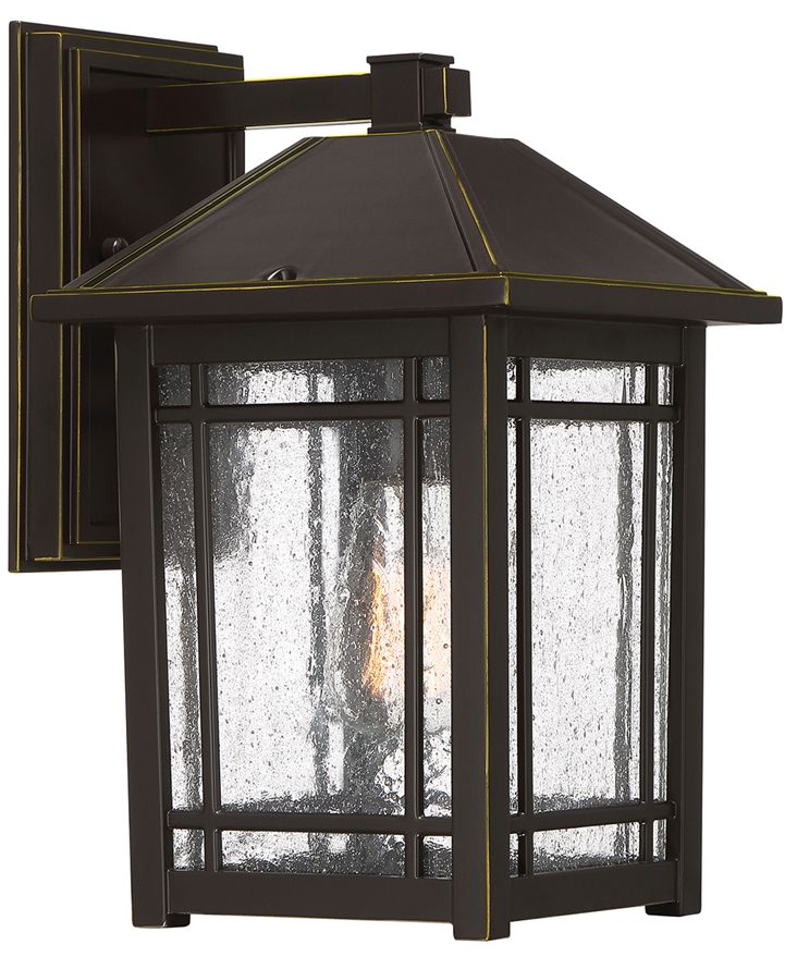 Quoizel Cedar Point 13"H Palladian Bronze Outdoor Wall Light