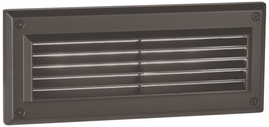 Endurance 9"W Architectural Bronze Louver LED Brick Light