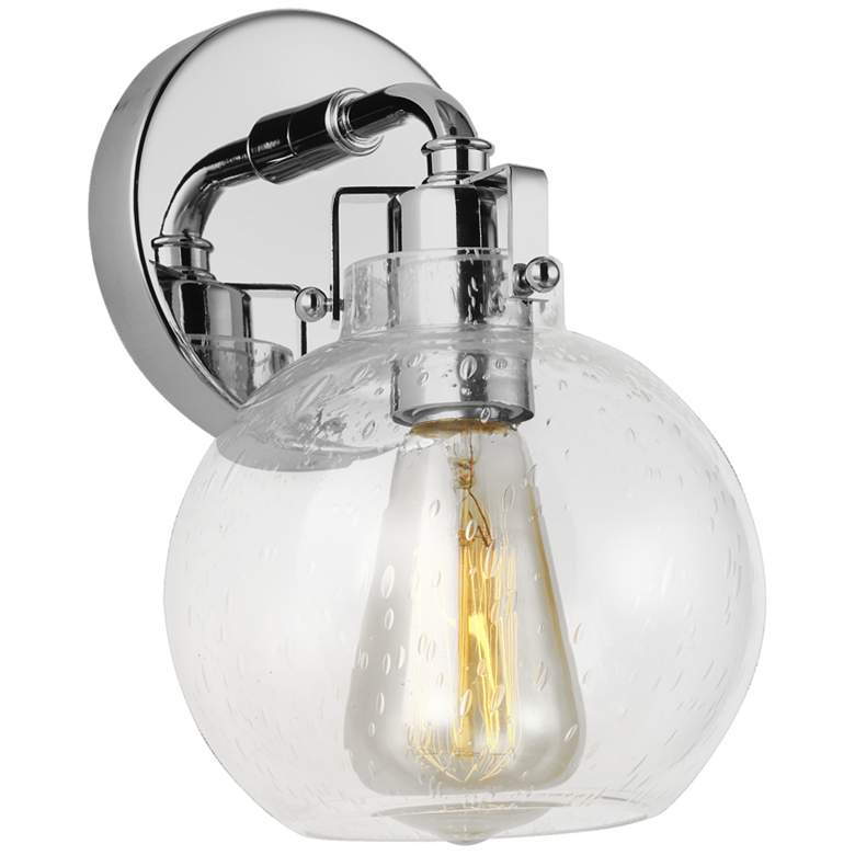 Feiss Clara 10 1/2&quot; High Chrome Wall Sconce