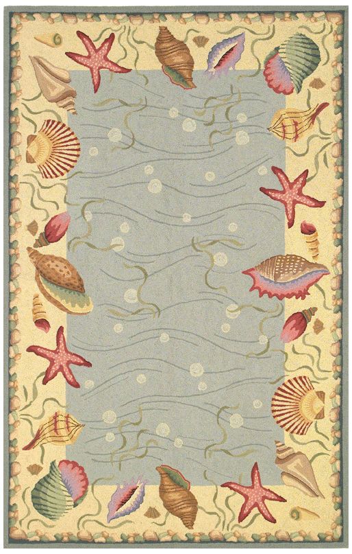 Kas Colonial Blue COL1804 Wool Area Rug