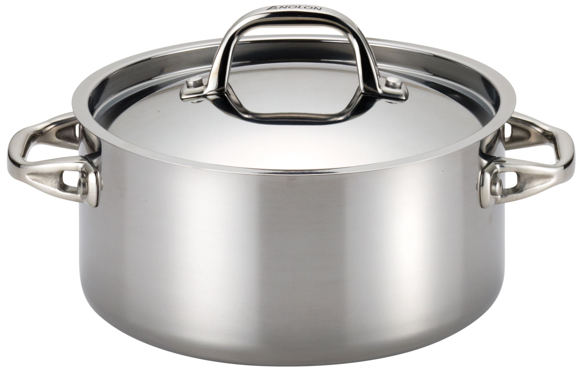Anolon Tri-Ply Clad Stainless Steel 5-Quart Dutch Oven
