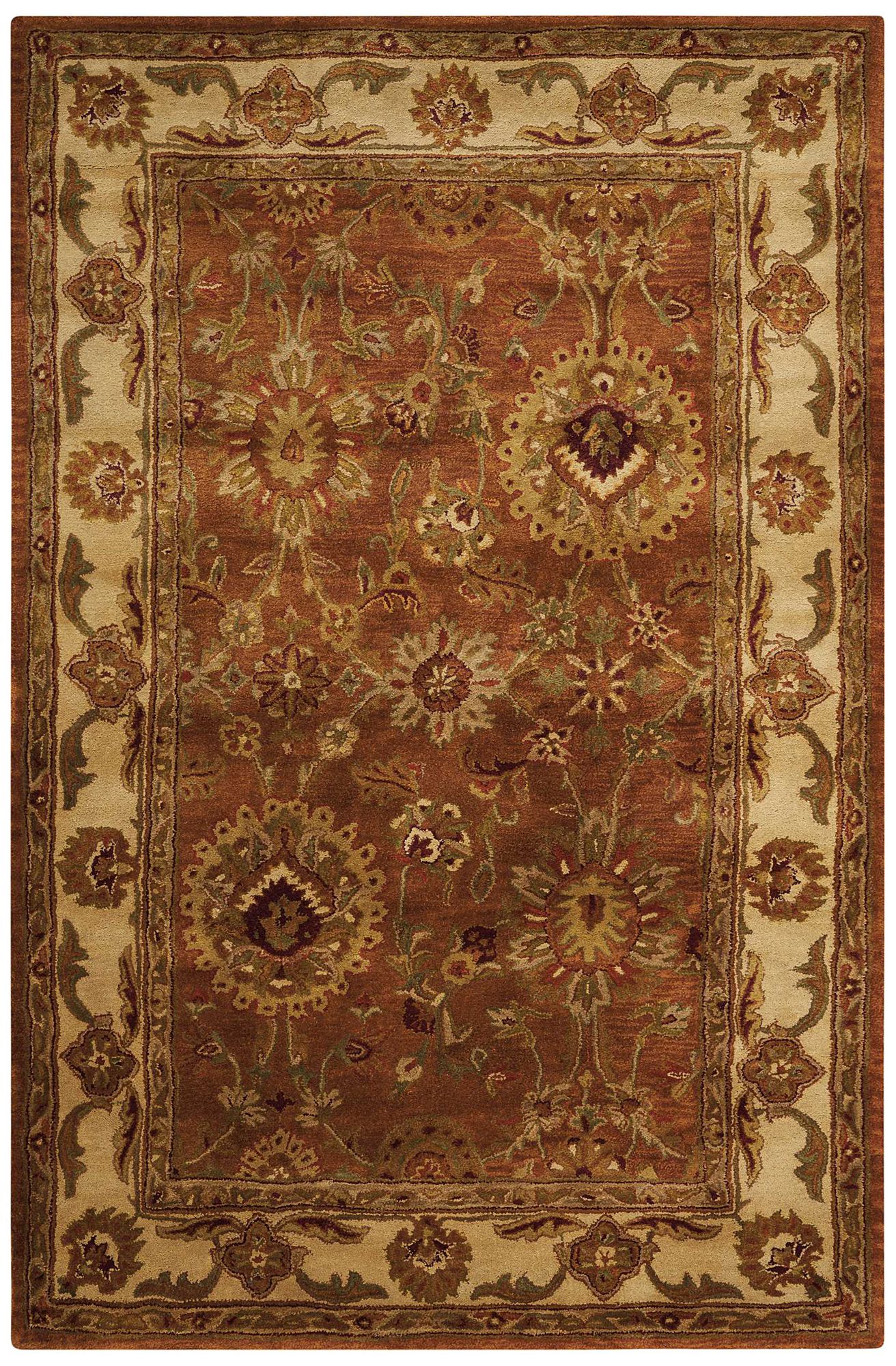 Nourison Jaipur JA13 Rust Area Rug 