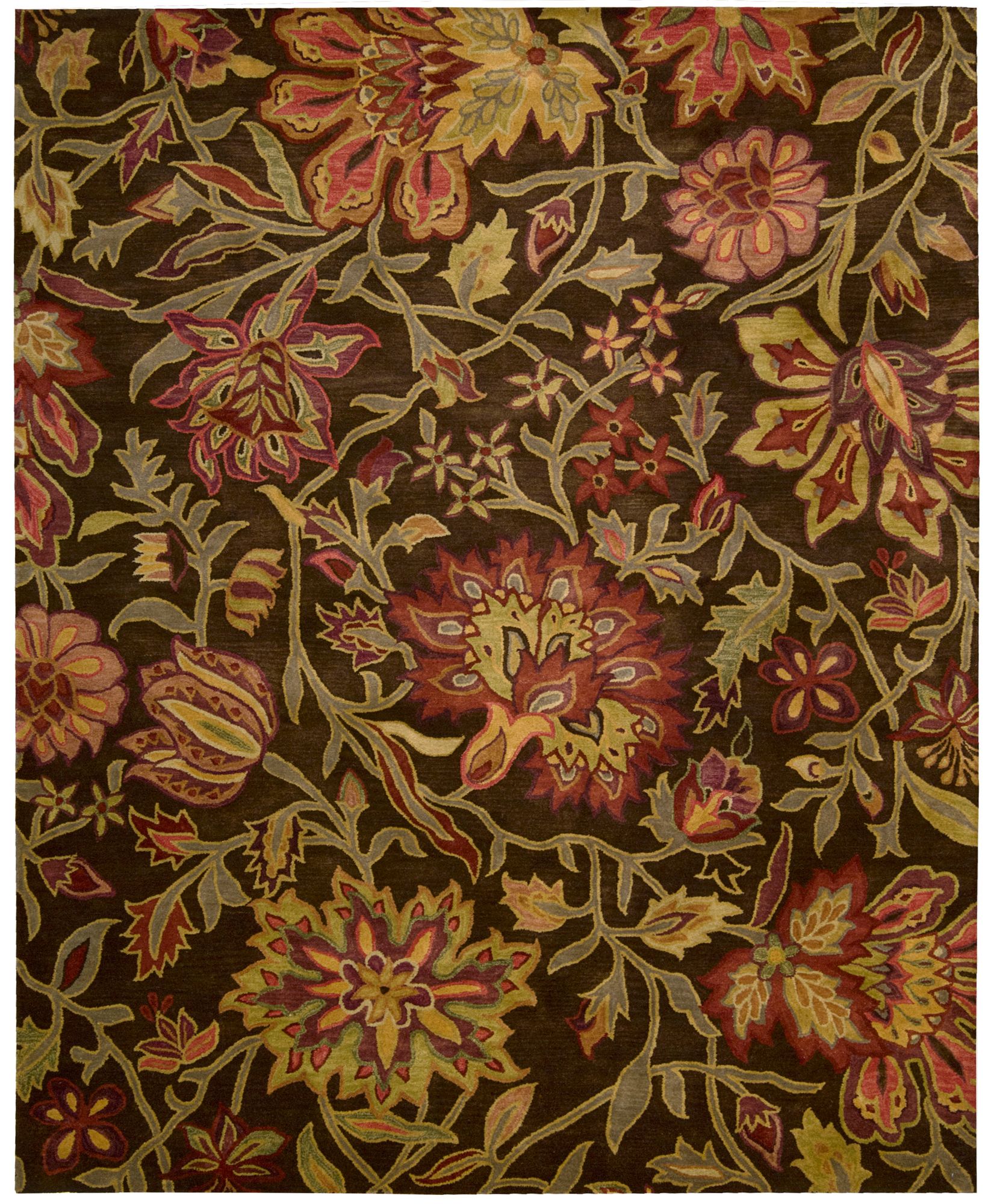 Nourison Jaipur JA41 Chocolate Area Rug 