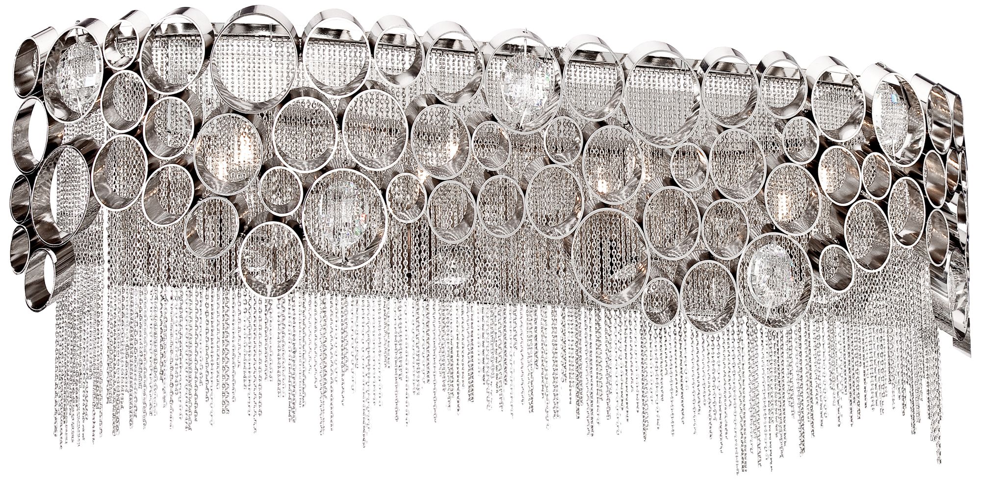 Cameo Collection 20" Wide Polished Nickel Bathroom Light