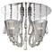 Corato Collection 17 3/4" Wide Clear Crystal Ceiling Light