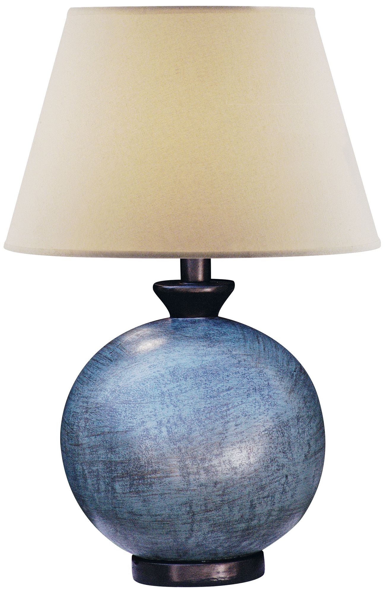 Pitkin Blue Round Table Lamp 5G075 Lamps Plus