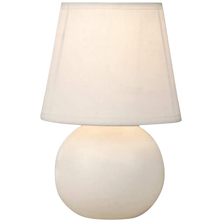 Hansen White Sphere Ceramic Table Lamp