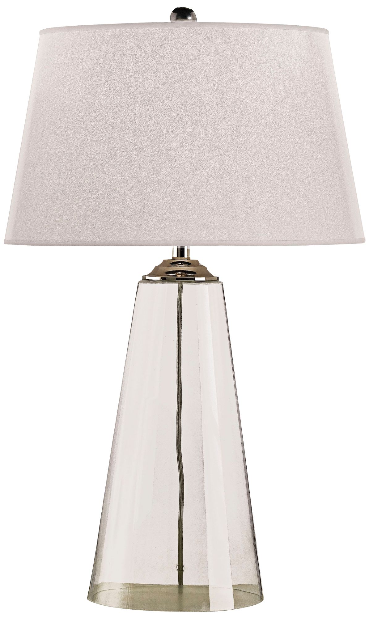 Currey and Company Atlantis Clear Glass Table Lamp