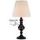 Ted Dark Bronze 18 1/2" High Touch On-Off Accent Table Lamp