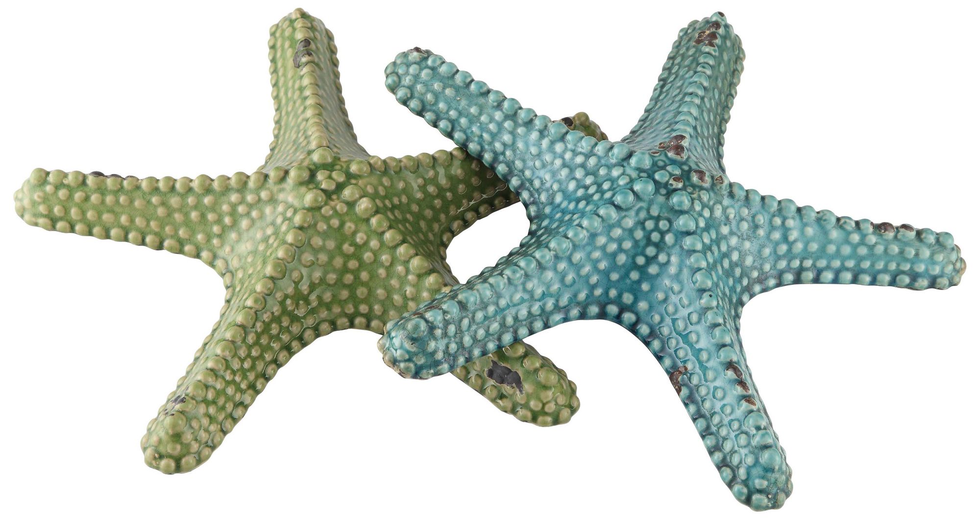 Crestview Collection 12 1/2" Wide Starfish Statues