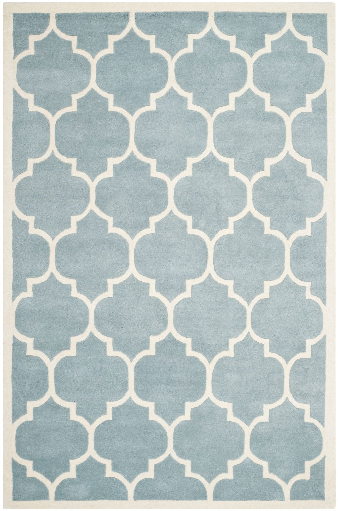 Safavieh Chatham CHT733B Blue/Ivory Wool Rug 
