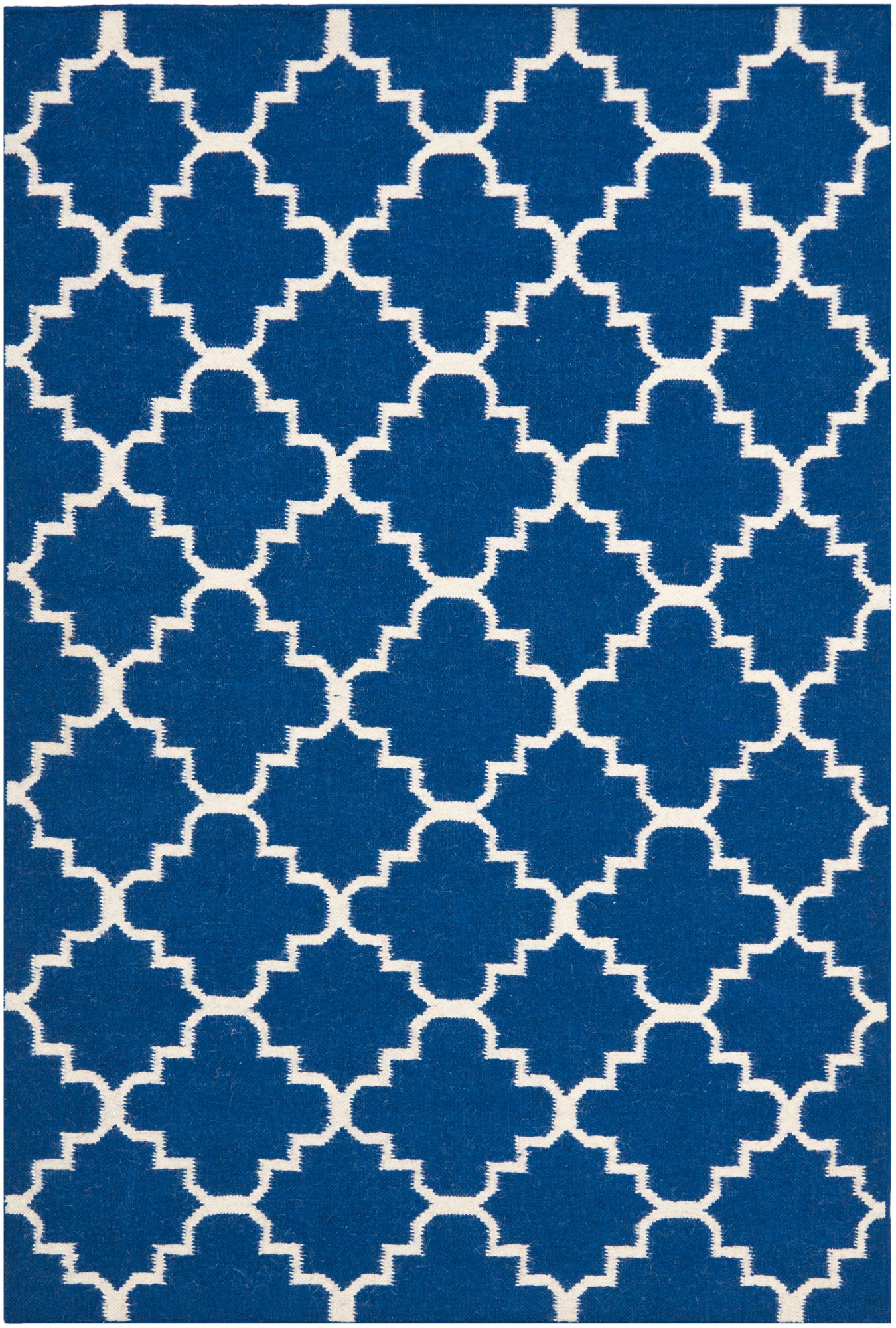 Safavieh Dhurrie DHU566A Dark Blue Wool Rug 