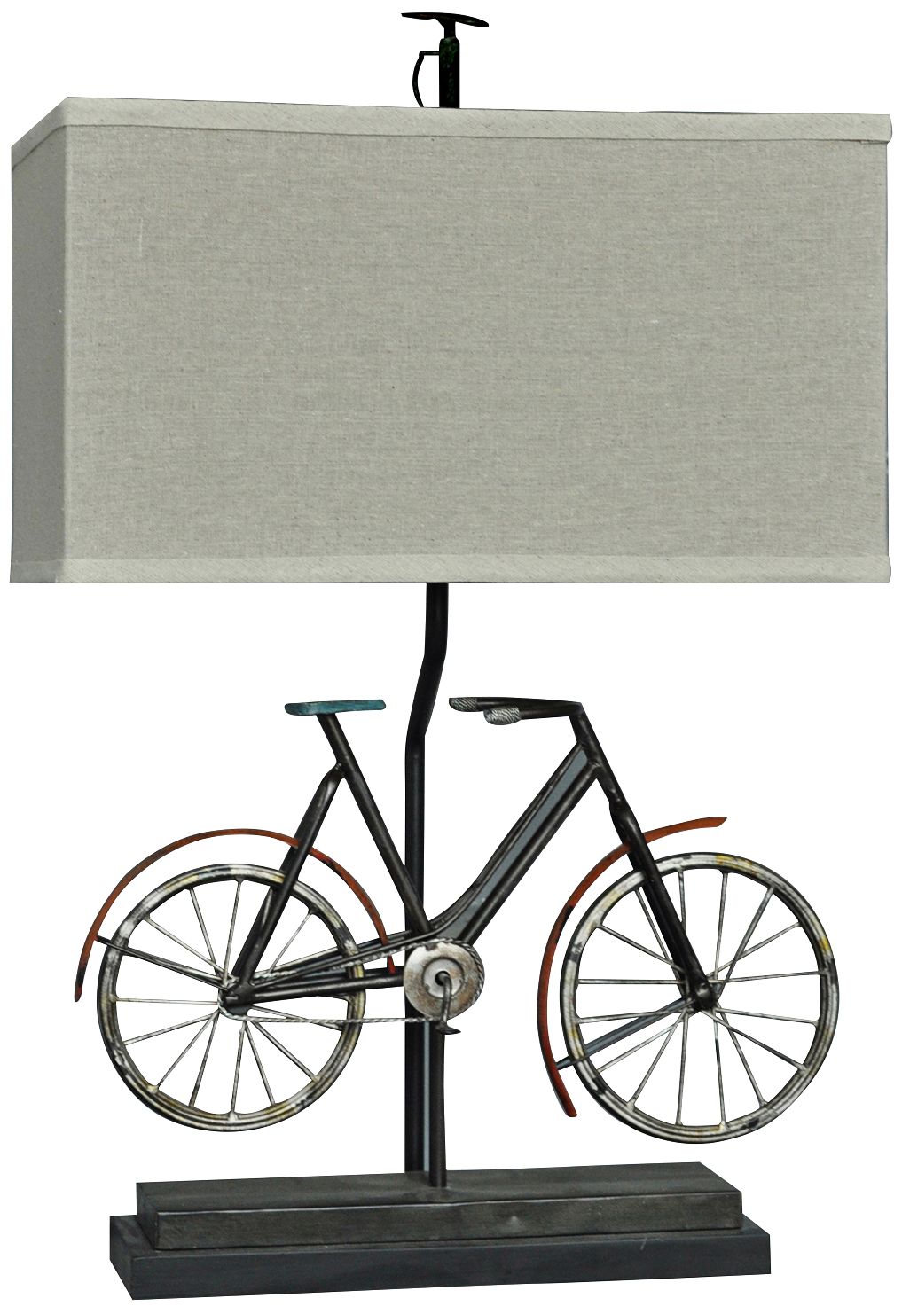 Crestview Collection Biking Rustic Bronze Table Lamp