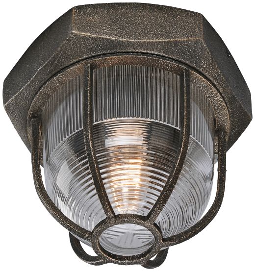 Acme 8 1/2" Wide Aged Silver Ceiling Light