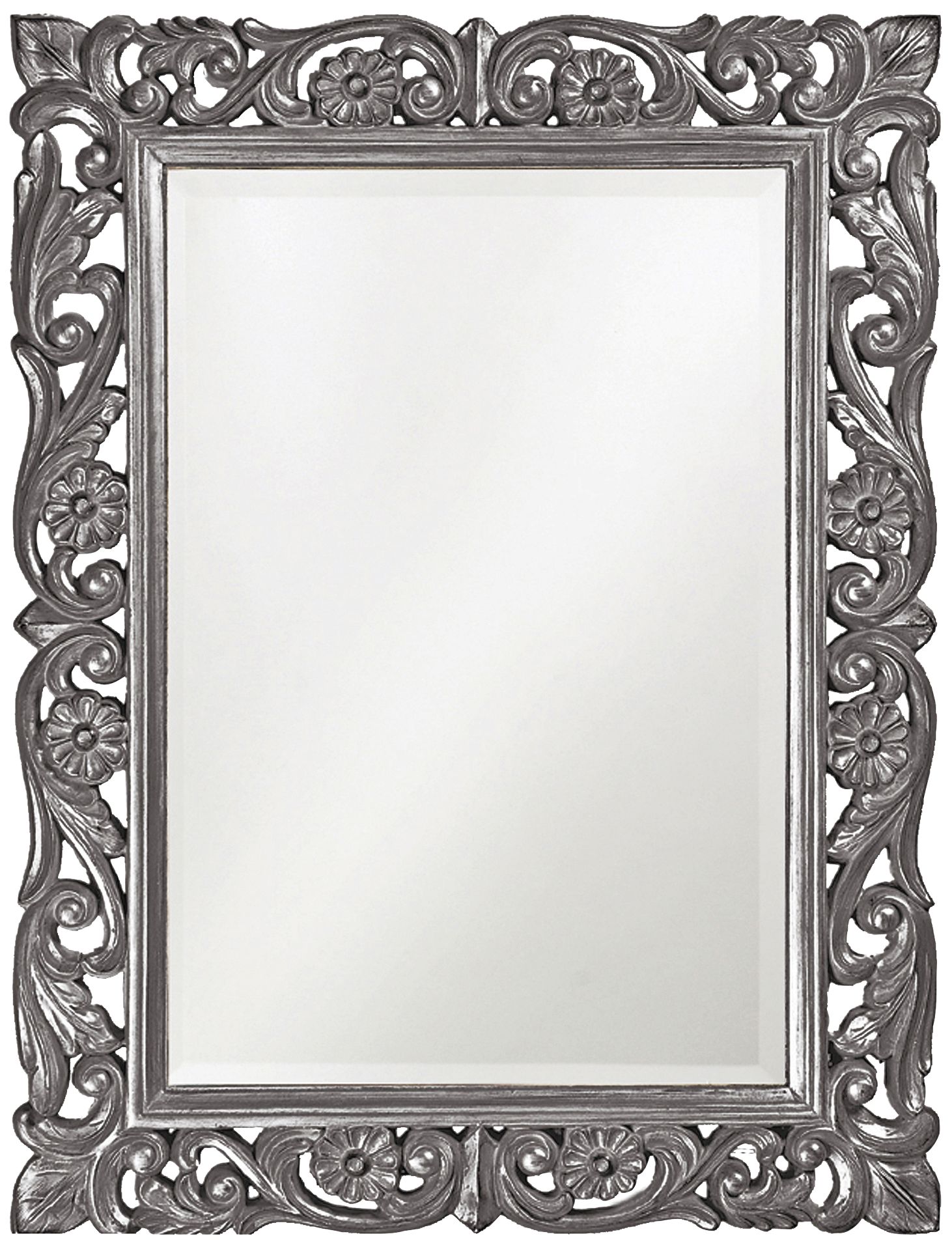 Howard Elliott Chateau Gray 31 1/2" x 42" Wall Mirror