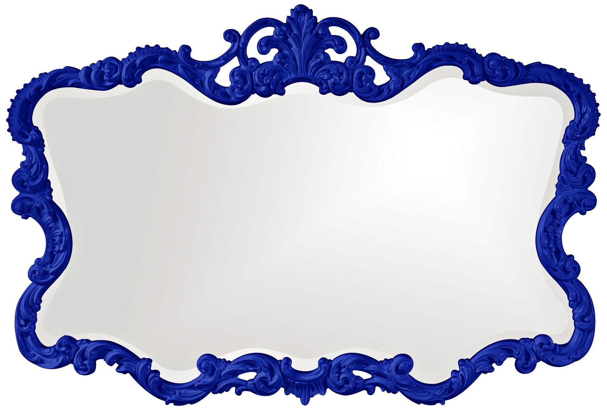 Howard Elliott Talida Royal Blue 38" x 27" Wall Mirror