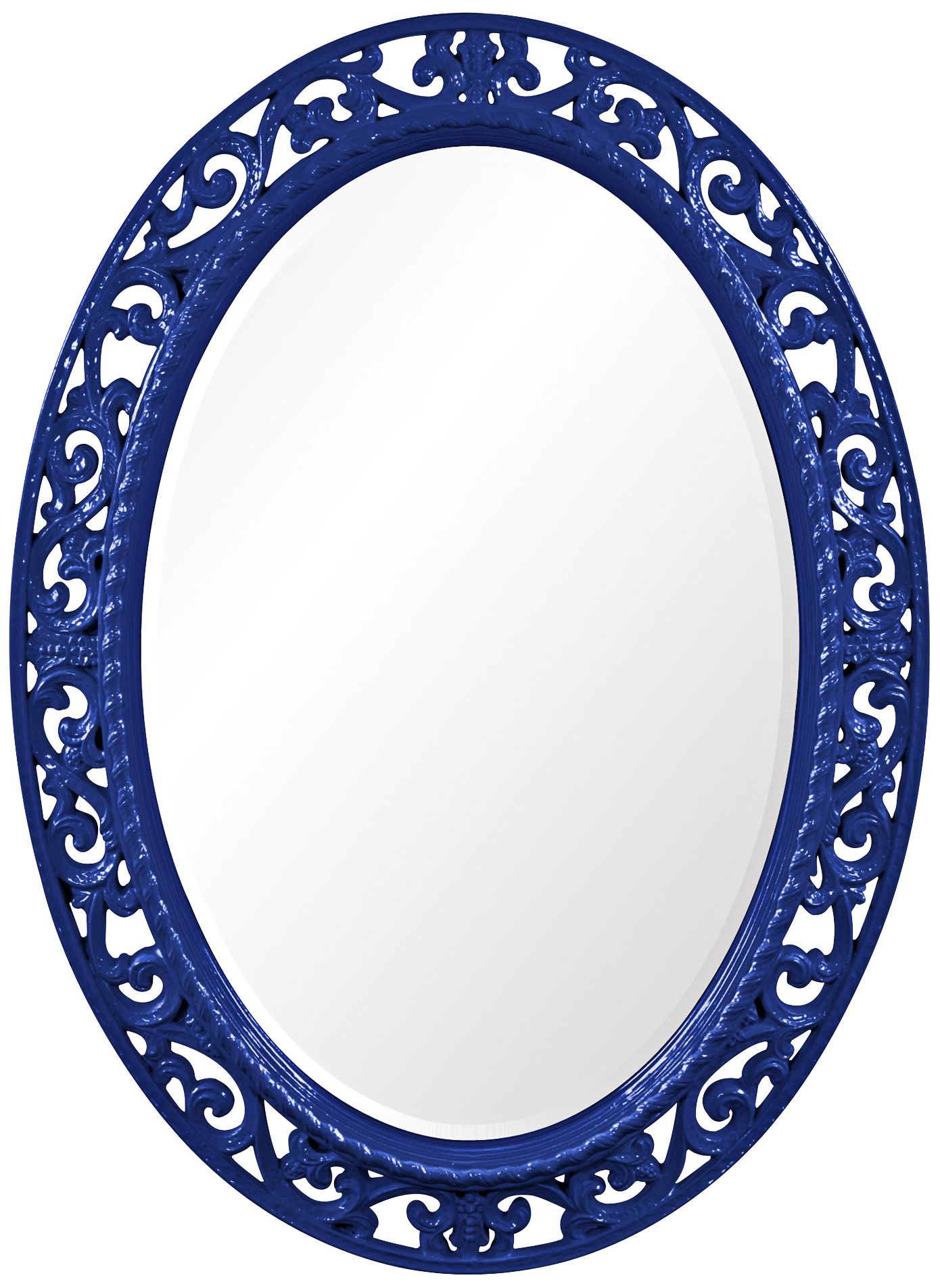 Howard Elliott Suzanne Royal Blue 27" x 37" Wall Mirror