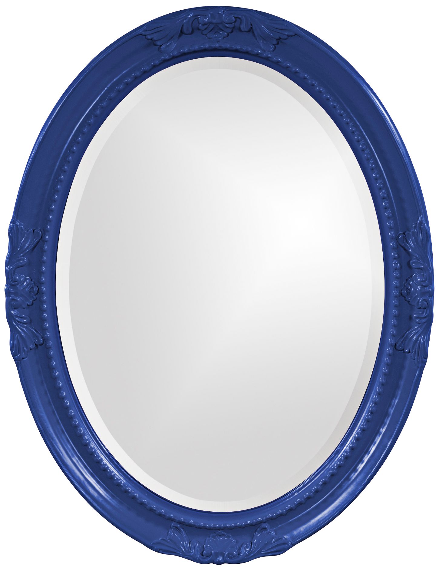 Howard Elliott Queen Ann Royal Blue 25" x 33" Wall Mirror