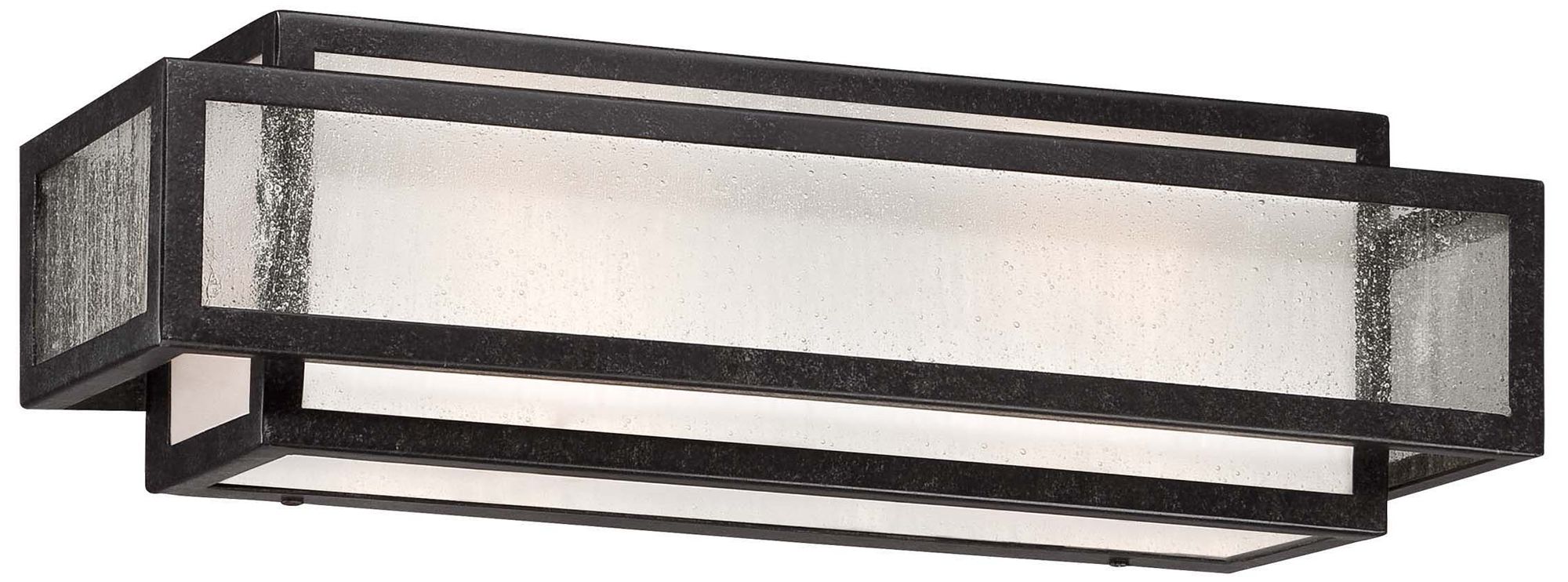 Minka Camden Square 17 1/4" Wide Charcoal Bath Light