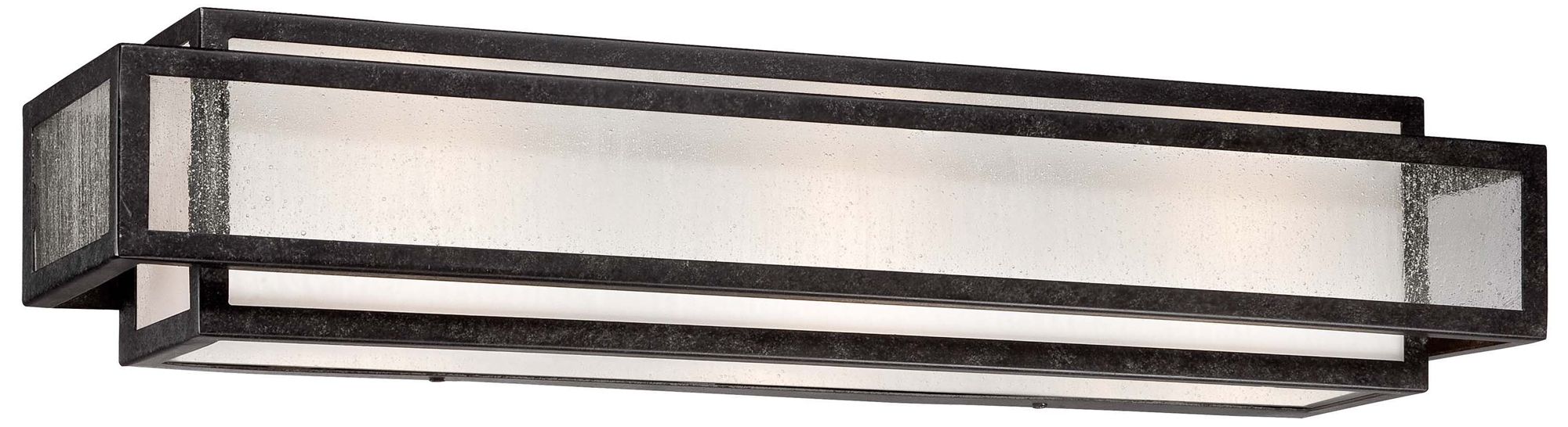 Minka Camden Square 24" Wide Charcoal Bath Light