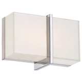 Rise 5 1/2&quot; High Chrome LED Wall Sconce
