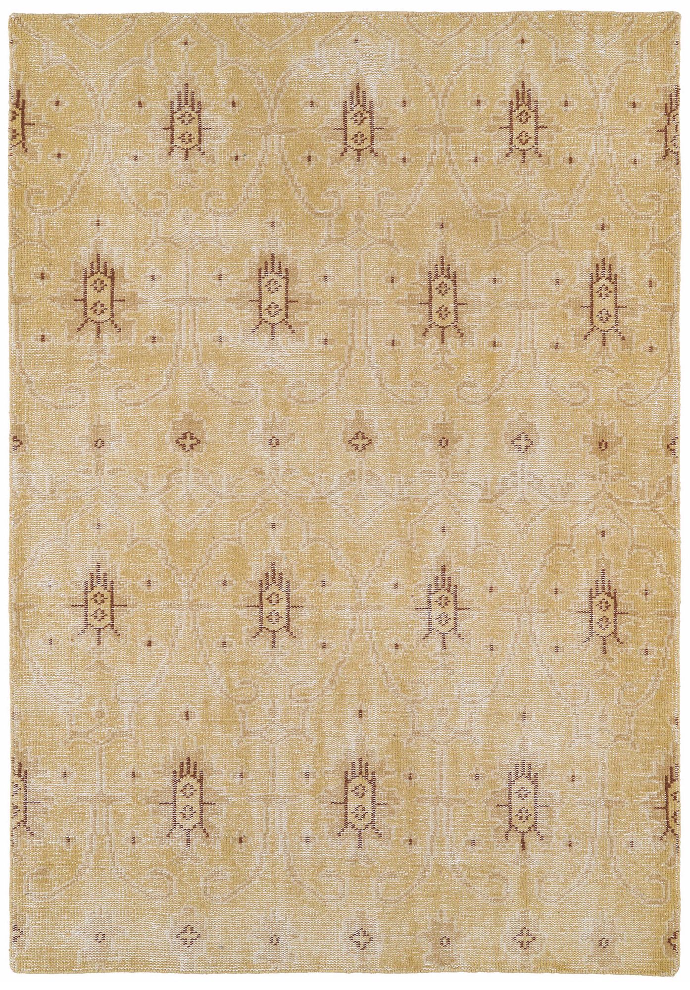 Kaleen Restoration RES01-05 Gold Wool Area Rug 