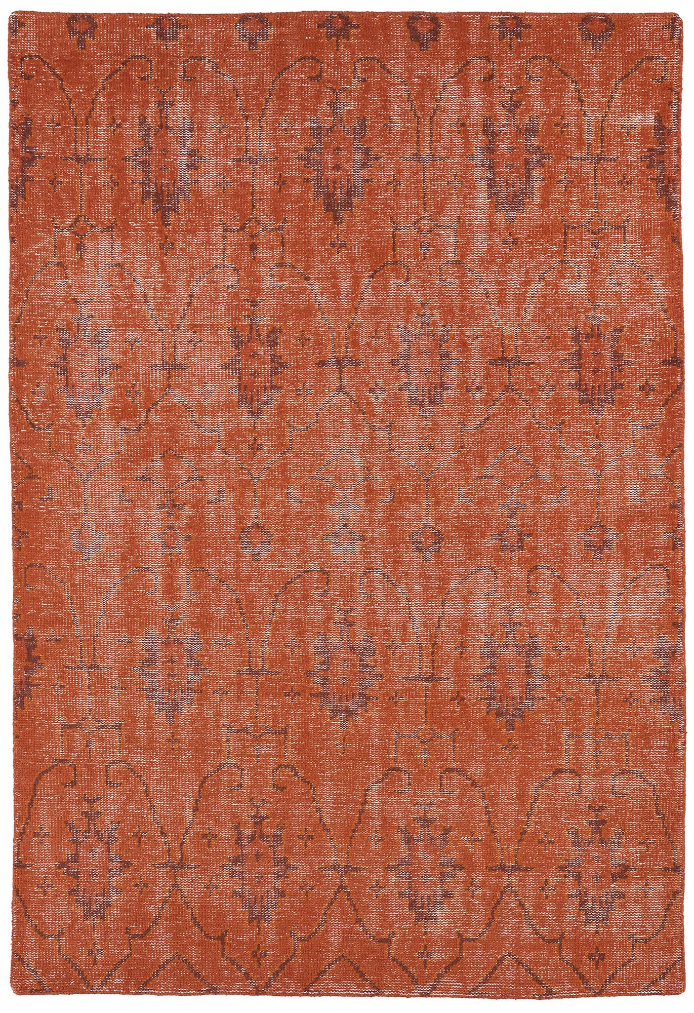 Kaleen Restoration RES01-31 Pumpkin Wool Area Rug 
