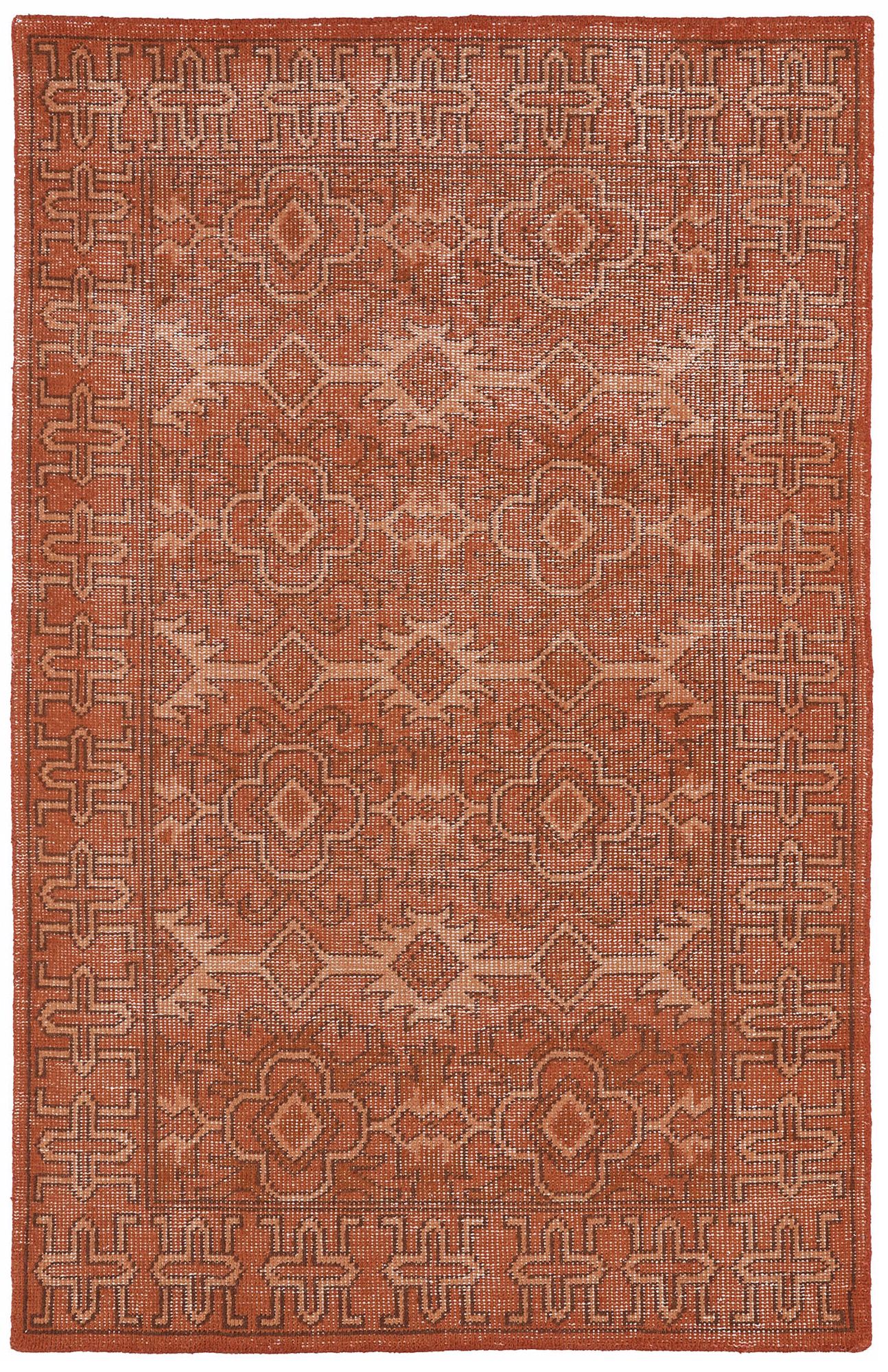 Kaleen Restoration RES04-53 Paprika Wool Area Rug 