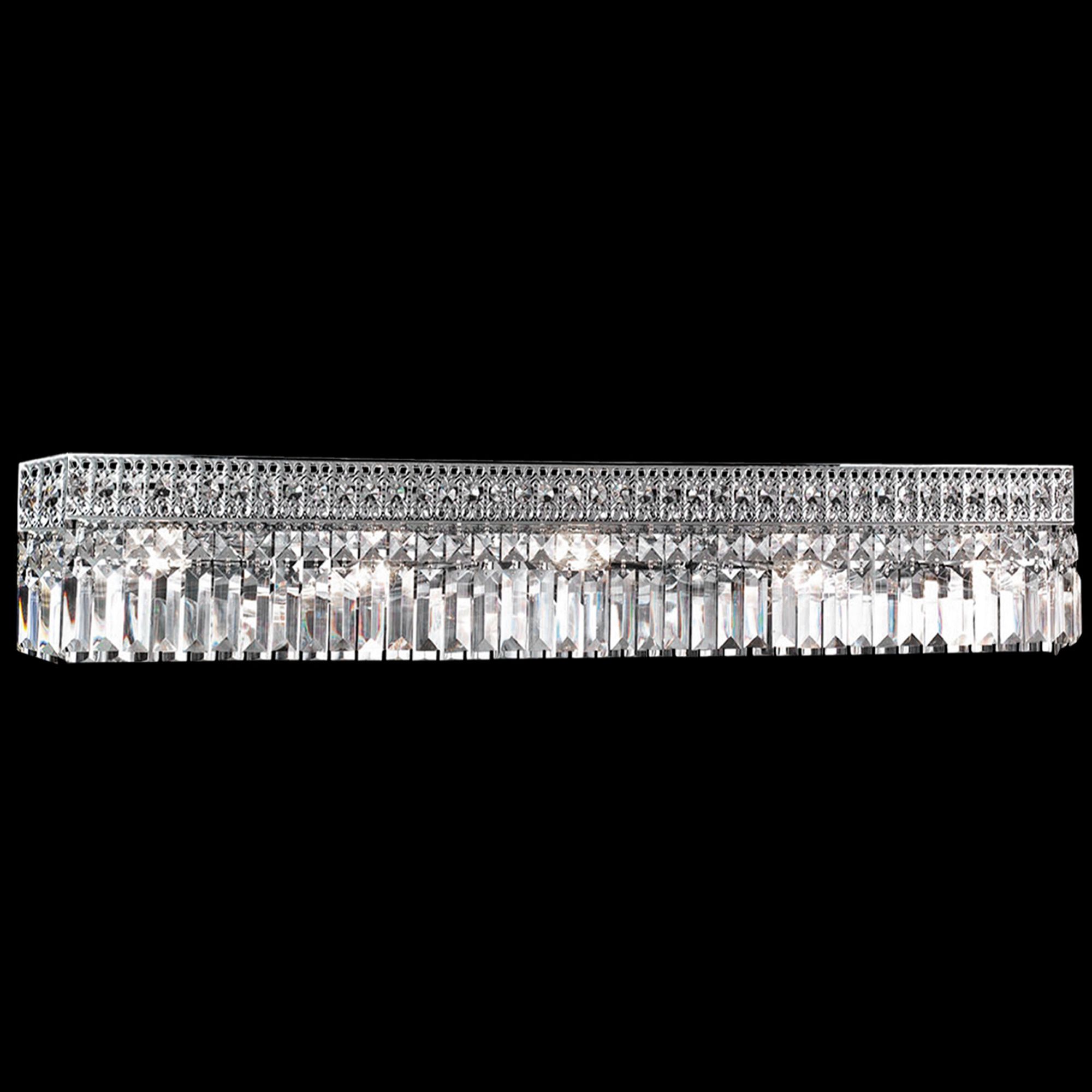 Berlin 36" Wide Crystal Bathroom Light Vanity Fixture
