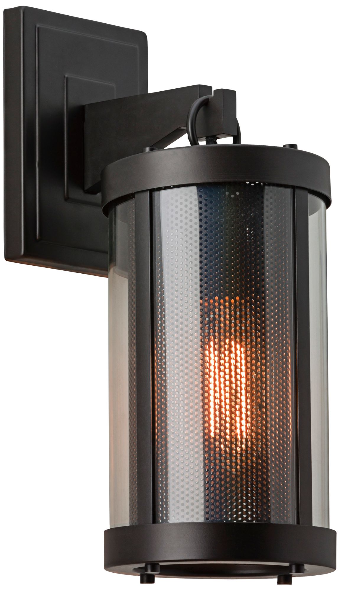 Feiss Bluffton 16" High Bronze Outdoor Wall Light